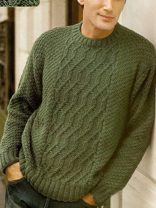 Leon – Strickmusterpullover für Herren