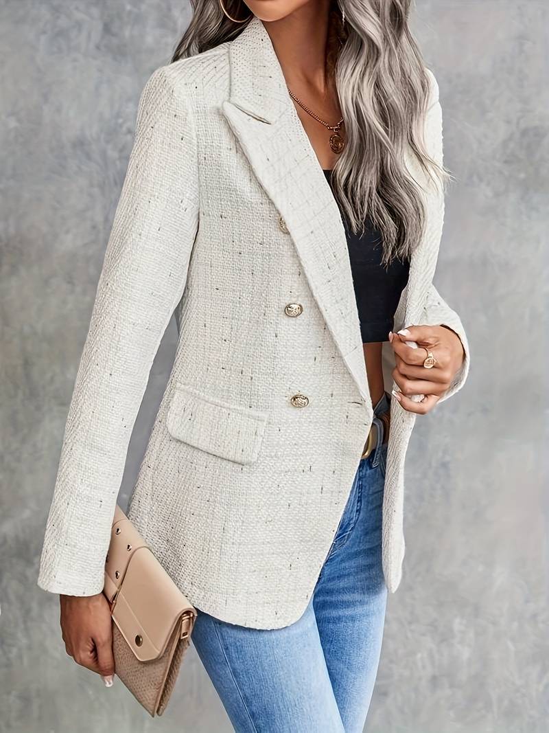 Vivienne – Langärmliger Blazer mit Reverskragen