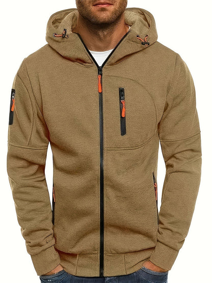 Vance – der sportliche Hoodie mit Reißverschluss