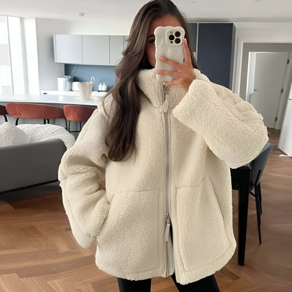 Elina – Teddy Fleece Damenjacke