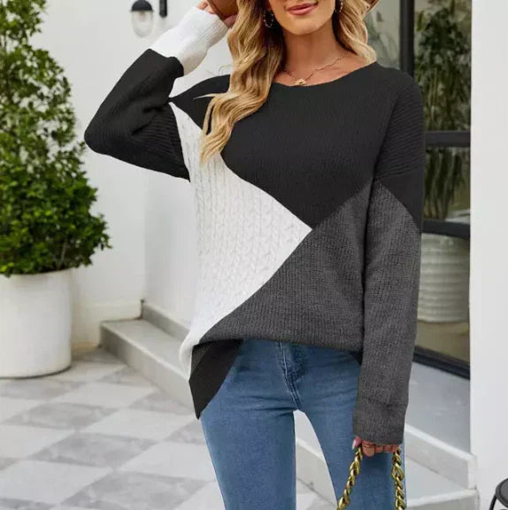 Eliza - Verspieltes mehrfarbiges Sweatshirt für Damen