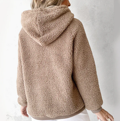 Liora – Damen-Teddypullover mit weiter Passform