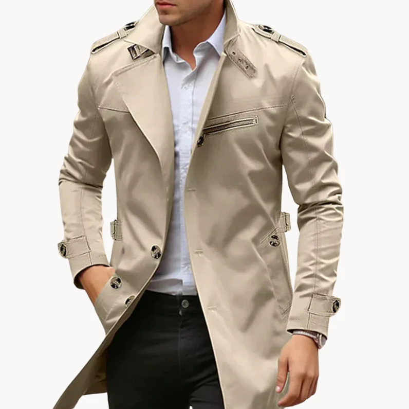 Lucius - Eleganter leichter Trenchcoat für Herren