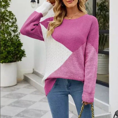 Eliza - Verspieltes mehrfarbiges Sweatshirt für Damen