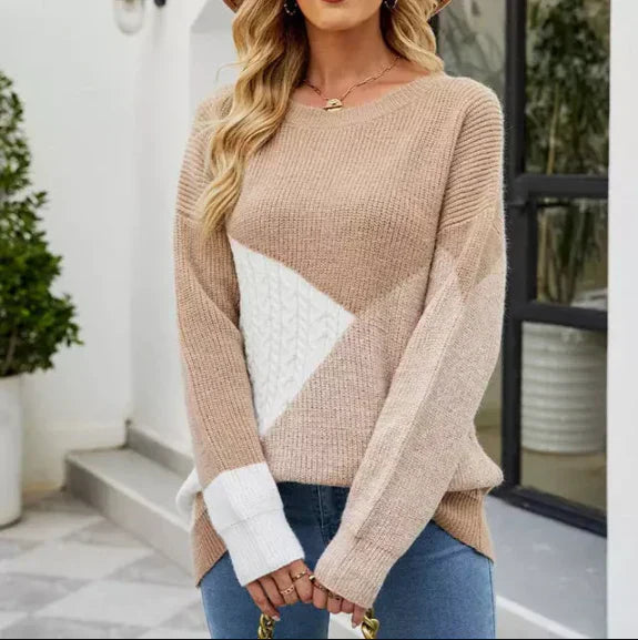 Eliza - Verspieltes mehrfarbiges Sweatshirt für Damen