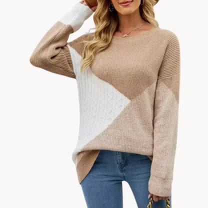 Eliza - Verspieltes mehrfarbiges Sweatshirt für Damen