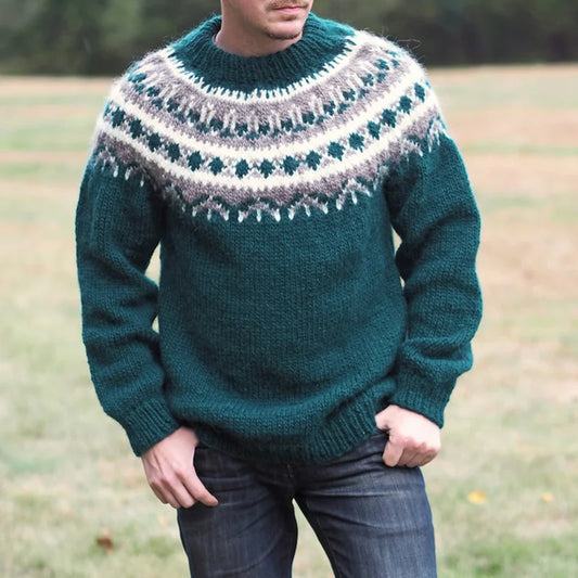 Renzo – Vintage Strickpullover für Herren