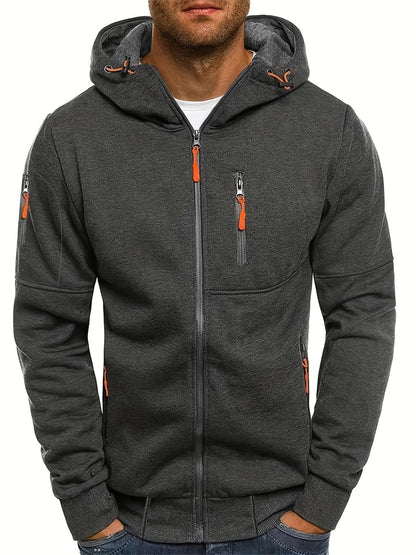 Vance – der sportliche Hoodie mit Reißverschluss